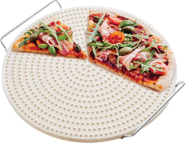 Kamień do pieczenia pizzy Duka Pizza Stone z wypustkami 34 cm (5901912160132) - obraz 1