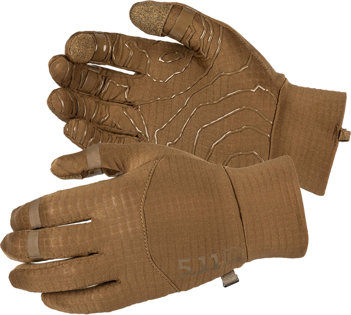 Перчатки тактические 5.11 Tactical Stratos Stretch Fleece Gloves 59801-134 M Kangaroo (888579606652) - изображение 1