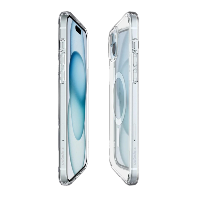 Чохол TPU+PC Spigen Ultra Hybrid with Magsafe для iPhone 15 Колір Black - изображение 8