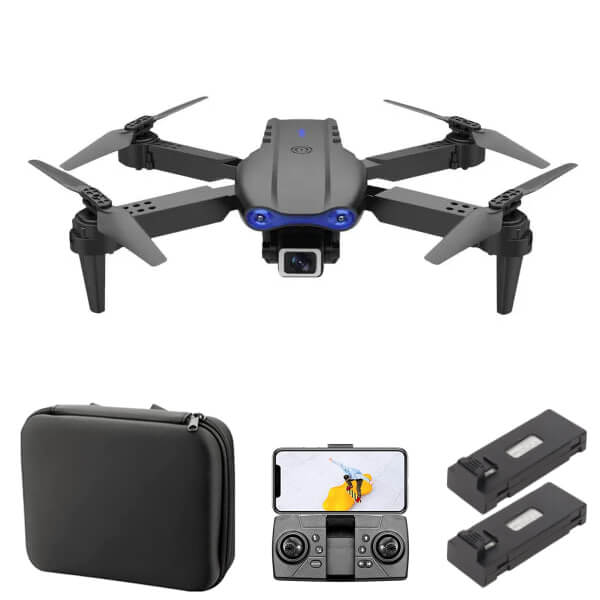 Дрон игрушка Квадрокоптер E99 Max с камерой, HD FPV до 100 м, 30 мин. полета + кейс (2 аккумулятора) - Фото 8 Дрон игрушка Квадрокоптер E99 Max с камерой, HD FPV до 100 м, 30 мин. полета + кейс (2 аккумулятора) - изображение 8