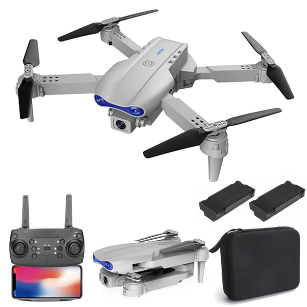 Дрон игрушка Квадрокоптер E99 Max с камерой, HD FPV до 100 м, 30 мин. полета + кейс (2 аккумулятора) - Фото 2 Дрон игрушка Квадрокоптер E99 Max с камерой, HD FPV до 100 м, 30 мин. полета + кейс (2 аккумулятора) - изображение 2