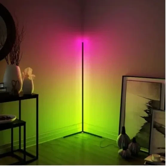 Підлогова кутова лампа-торшер RGB STAND 1.2 м з пультом керування (SH774982) - зображення 12