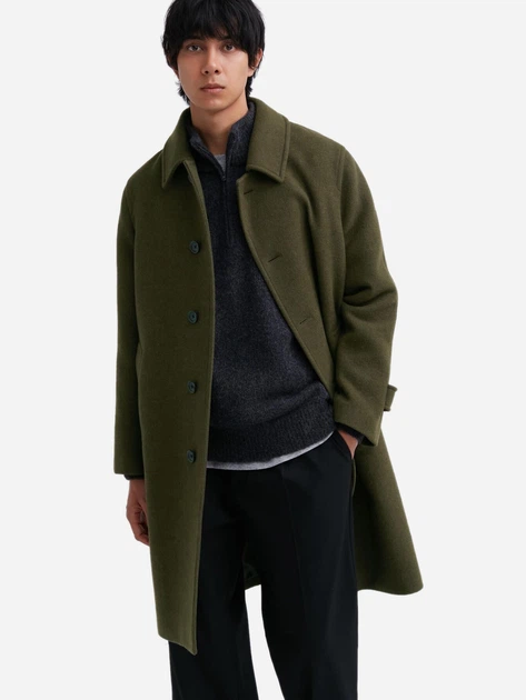 Пальто мужское UNIQLO 952699511 L Зеленое (1159803493) - изображение 3