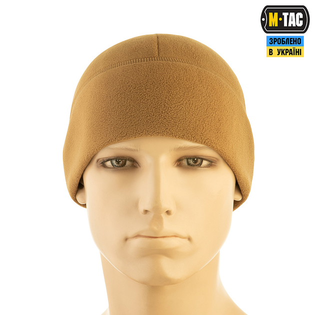 Шапка M-Tac Watch Cap Elite флис (320г/м2) Coyote Brown S - изображение 2