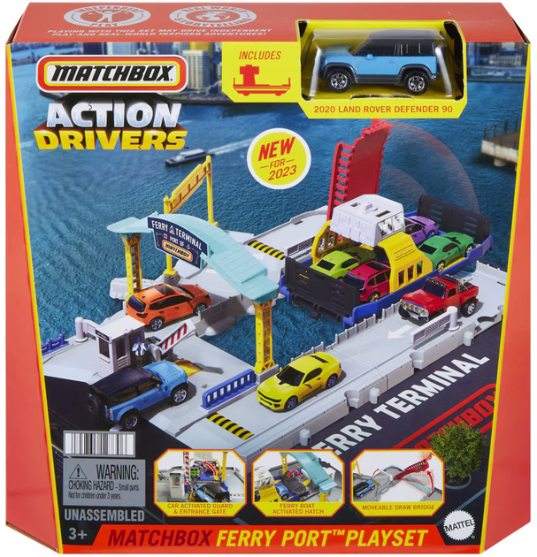 Набір для гри Matchbox Set Action Divers Ferry Port (0194735127306) - зображення 1