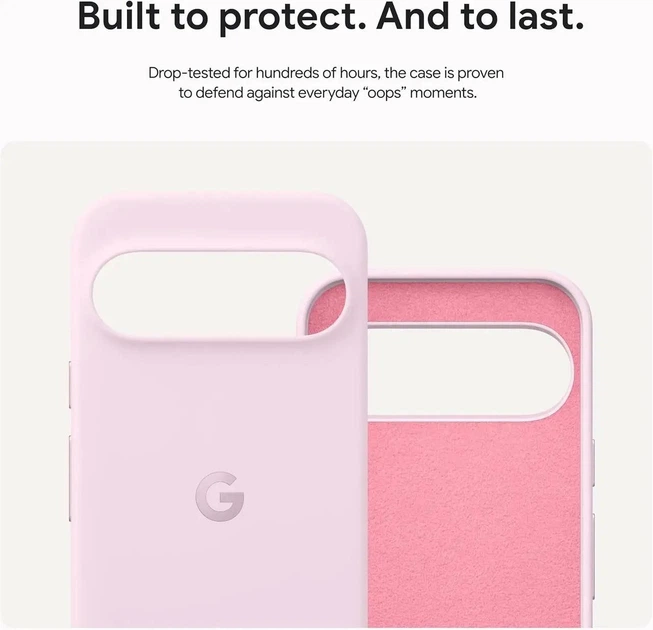 Чохол Google для Pixel 9, 9 Pro Rose Quartz (GA05653) - Фото 5 Чохол Google для Pixel 9, 9 Pro Rose Quartz (GA05653) - зображення 5