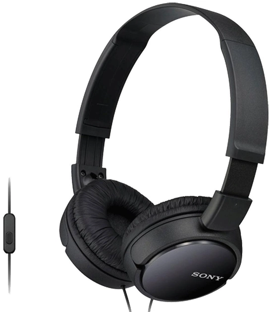 Акція на Навушники Sony MDR-ZX110AP Black (MDRZX110APB.CE7) від Rozetka