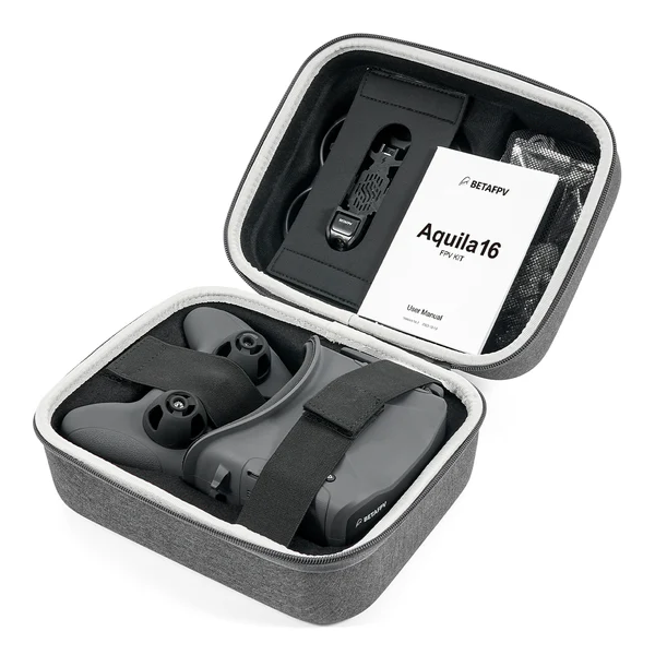 Квадрокоптер BETAFPV Aquila16 FPV Kit - FPV дрон з камерою, БК двигуни, до 8 хв окуляри VR03, пульт LiteRadio 2 SE та кейс Чорний - изображение 6