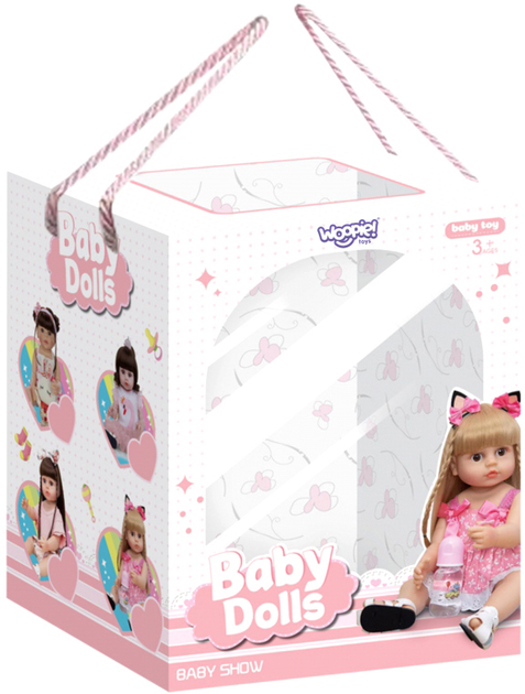 Lalka Bobas Woopie Baby Dolls Hiszpanka Eliana 57 cm (5906280650551) - obraz 1