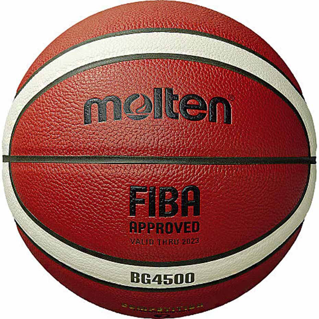 Баскетбольний м'яч Molten B6G4500 FIBA коричневий (4905741848972) - зображення 1