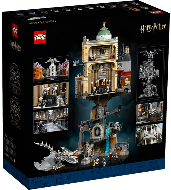 Zestaw klocków LEGO Harry Potter Czarodziejski Bank Gringotta - edycja kolekcjonerska 4801 element (76417) - obraz 8