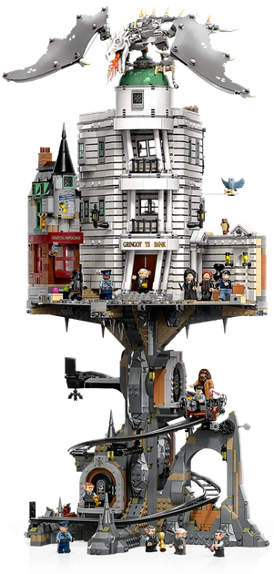 Zestaw klocków LEGO Harry Potter Czarodziejski Bank Gringotta - edycja kolekcjonerska 4801 element (76417) - obraz 3