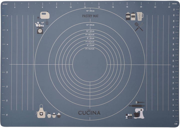 Silikonowa mata La Cucina do pieczenia niebieski (8719987772894) - obraz 1