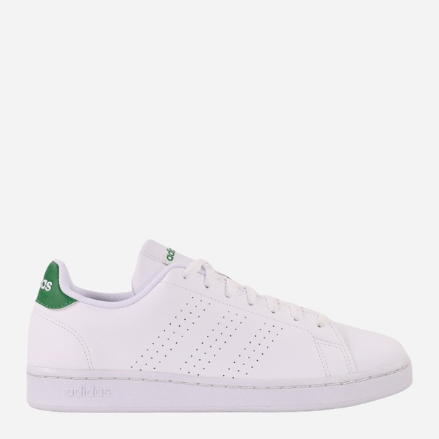 Tenisówki męskie z eko skóry adidas Advantage GZ5300 45.5 Biały/Zielony (4064047695892) - obraz 1