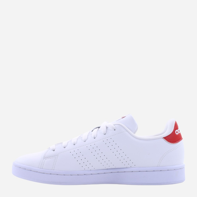 Tenisówki męskie z eko skóry adidas Advantage HR0235 40.5 Biały/Czerwony (4066746167052) - obraz 2