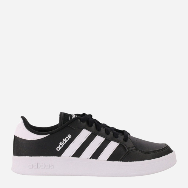 Tenisówki męskie skórzane adidas Breaknet FX8708 42.5 Czarny/Biały (4062063466274) - obraz 1