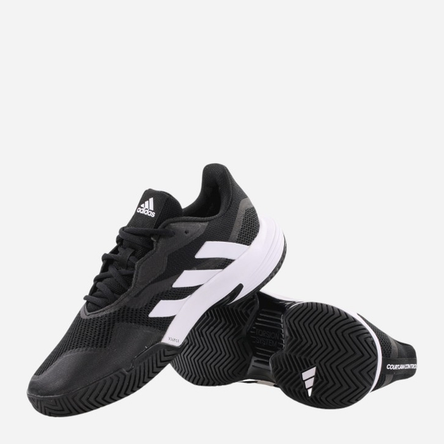 Buty sportowe męskie adidas CourtJam Control M GW2554 42.5 Czarne (4065418041355) - obraz 4