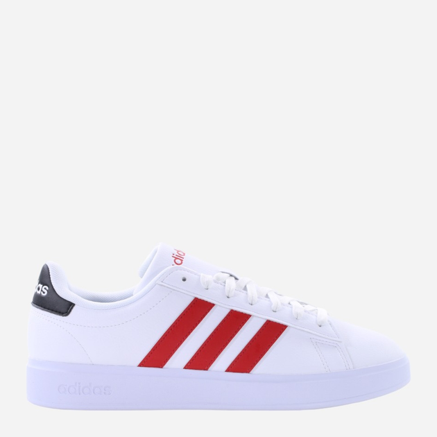 Tenisówki męskie z eko skóry adidas Grand Court 2.0 FZ6363 46 Biały/Czerwony (4066746633601) - obraz 1