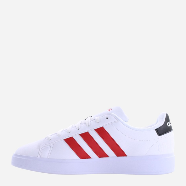 Tenisówki męskie z eko skóry adidas Grand Court 2.0 FZ6363 46 Biały/Czerwony (4066746633601) - obraz 2