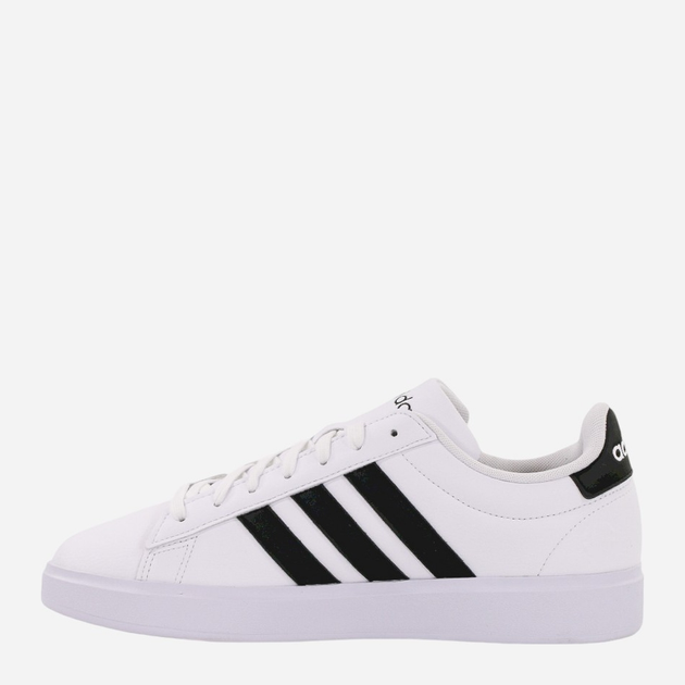 Tenisówki męskie z eko skóry adidas Grand Court 2.0 GW9195 45.5 Biały/Czarny (4065427721897) - obraz 2