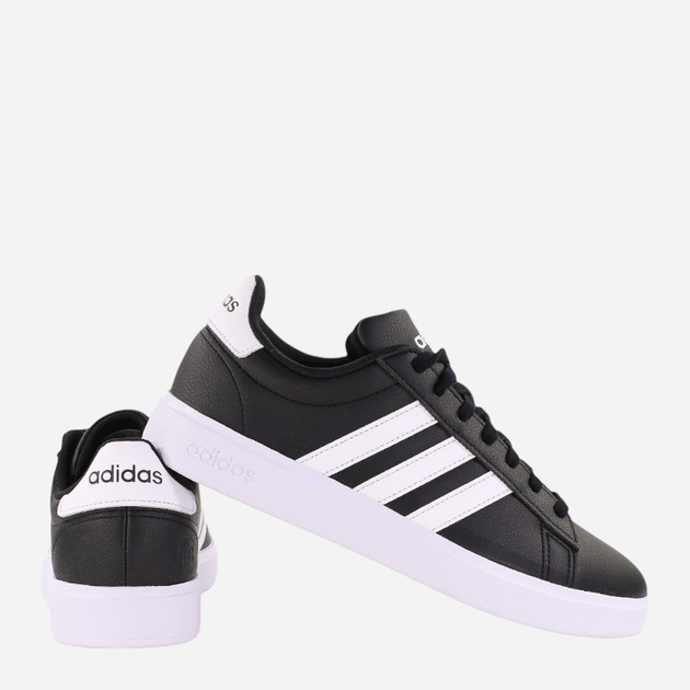 Sneakersy męskie adidas Grand Court 2.0 GW9196 47.5 Czarny/Mleczny (4065426233902) - obraz 3