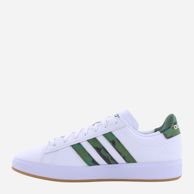 Чоловічі кеди низькі adidas Grand Court 2.0 GY2486 42.5 Білий/Зелений (4066748727810) - зображення 2