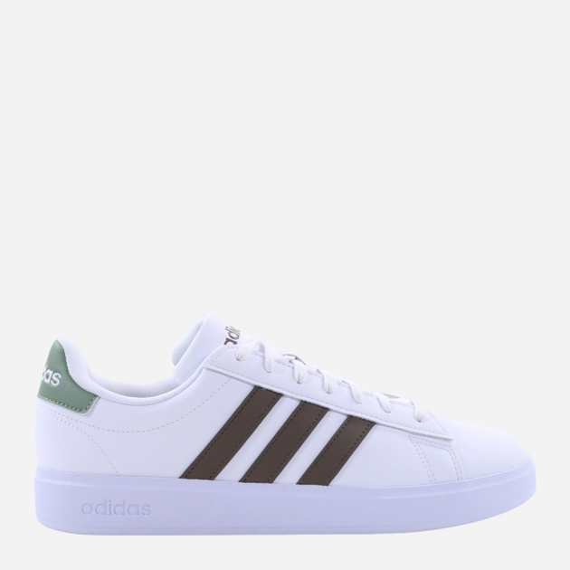 Чоловічі кеди низькі adidas Grand Court 2.0 HP2536 45.5 Білий/Коричневий (4066746626009) - зображення 1