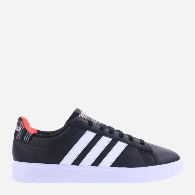 Tenisówki męskie z eko skóry adidas Grand Court 2.0 HQ1721 40.5 Czarny/Bezbarwny (4066748253982) - obraz 1