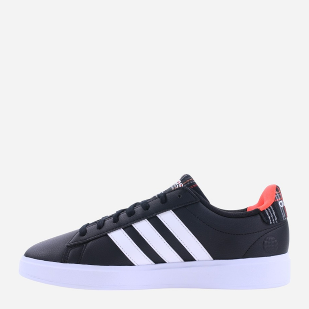 Tenisówki męskie z eko skóry adidas Grand Court 2.0 HQ1721 40.5 Czarny/Bezbarwny (4066748253982) - obraz 2