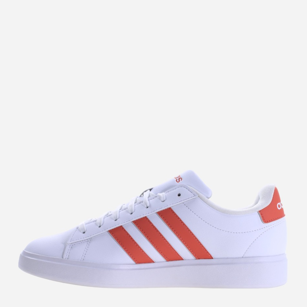 Чоловічі кеди низькі adidas Grand Court 2.0 ID2948 40 Білий/Помаранчевий (4066764253386) - зображення 2