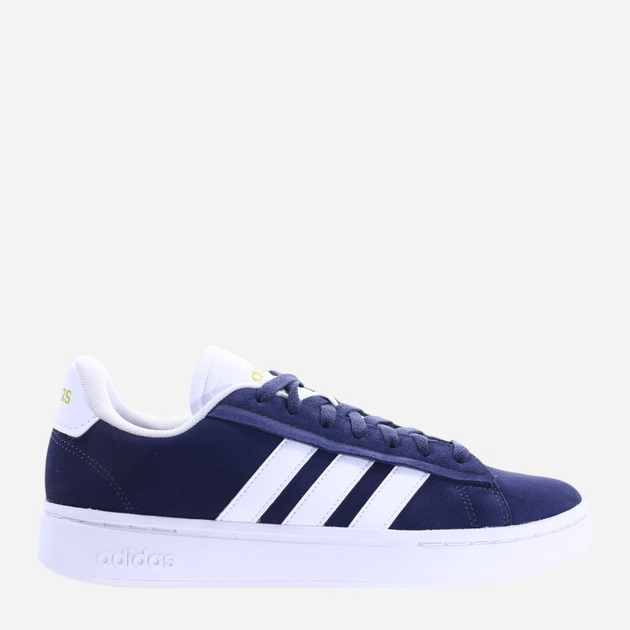 Tenisówki męskie zamszowe adidas Grand Court Alpha IE1453 45.5 Granatowe (4067892599865) - obraz 1