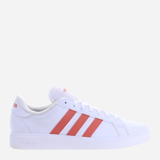 Tenisówki męskie z eko skóry adidas Grand Court Base 2.0 ID3021 40 Biały/Różowy (4066765324771) - obraz 1