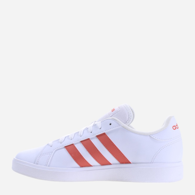 Чоловічі кеди низькі adidas Grand Court Base 2.0 ID3021 41.5 Білий/Розовий (4066765324733) - зображення 2