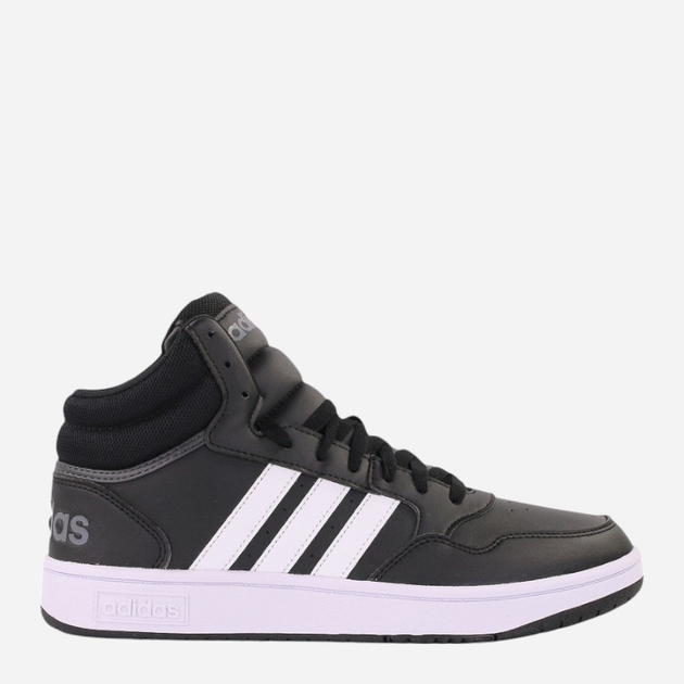 Sneakersy męskie za kostkę adidas Hoops 3.0 Mid GW3020 48 Czarne (4065418432184) - obraz 1