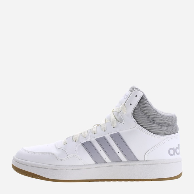 Sneakersy męskie za kostkę adidas Hoops 3.0 Mid IG5568 40.5 Białe (4066756234591) - obraz 2