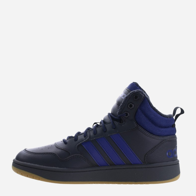 Чоловічі зимові снікери adidas Hoops 3.0 Mid WTR IF2635 40 Темно-сірі (4066756281182) - зображення 2