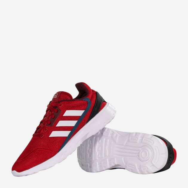 Чоловічі кросівки для бігу adidas Nebzed EG3705 42.5 Червоні (4062053277859) - зображення 4