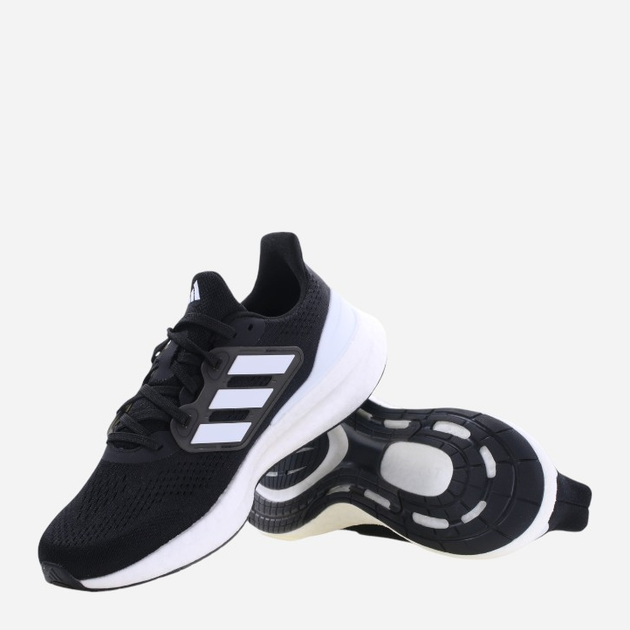 Buty do biegania męskie adidas Pureboost 23 IF2376 46.5 Czarne (4066756552572) - obraz 4