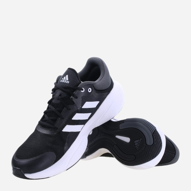 Чоловічі кросівки для бігу adidas Response GW6646 48 Чорні з сірим і білим (4065427952192) - зображення 4