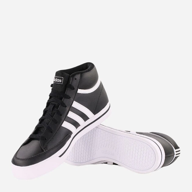 Чоловічі кеди високі adidas Retrovulc Mid GW8370 42.5 Чорні (4065419545692) - зображення 4