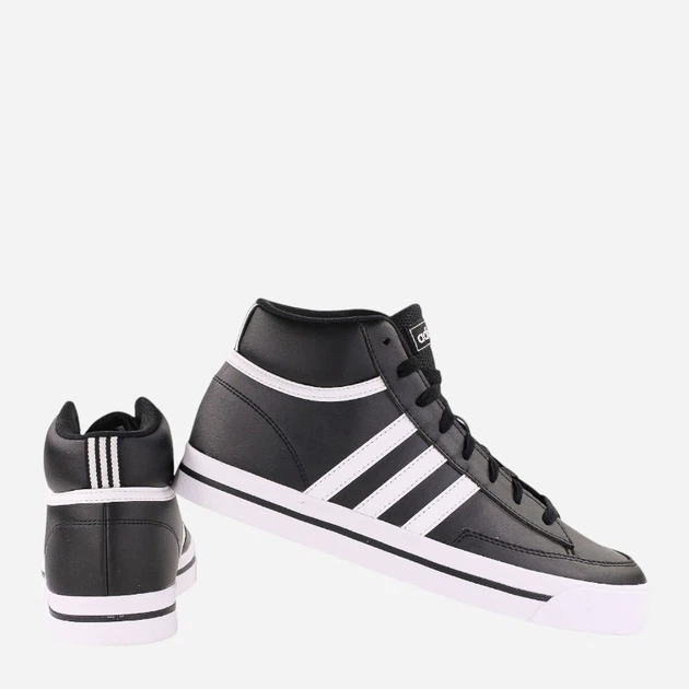 Sneakersy wysokie męskie za kostkę adidas Retrovulc Mid GW8370 44 Czarne (4065419545753) - obraz 3