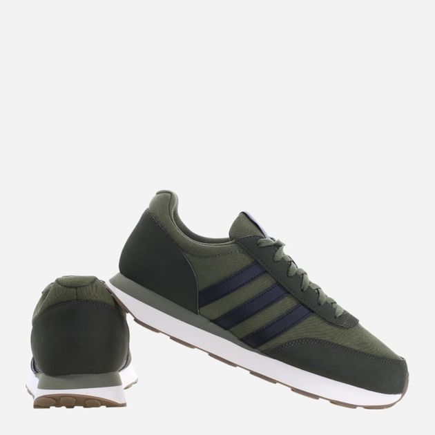 Чоловічі кросівки adidas Run 60s 3.0 IG1179 44.5 Зелені (4066764115363) - зображення 3