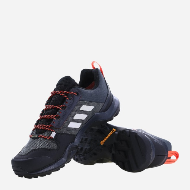 Buty trekkingowe męskie z membraną adidas Terrex AX3 Gore-tex IF4882 42 Szare (4066746299203) - obraz 4
