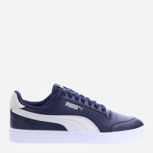 Tenisówki męskie z eko skóry Puma Shuffle 309668-26 42.5 Granatowe (4065452533335) - obraz 1