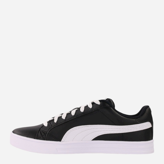 Tenisówki męskie z eko skóry Puma Smash Vulc V3 LO 380752-05 46 Czarny/Mleczny (4063699521634) - obraz 2