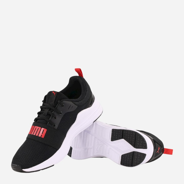 Чоловічі кросівки для бігу Puma Wired Run 373015-21 42.5 Чорні (4065449293709) - зображення 4