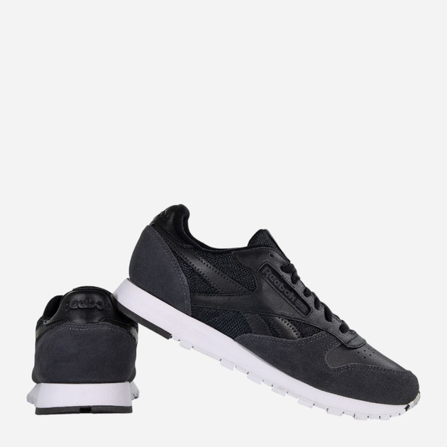 Buty sportowe męskie Reebok CL Leather BS5146 42.5 Czarne (4058031315354) - obraz 3