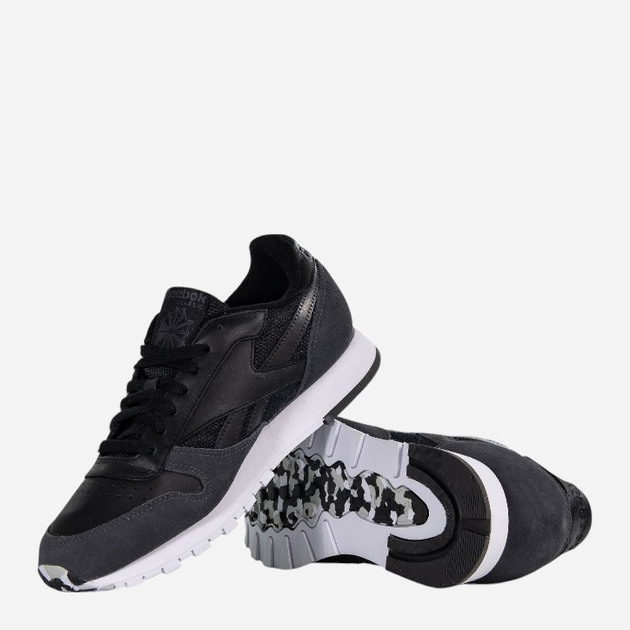 Buty sportowe męskie Reebok CL Leather BS5146 42.5 Czarne (4058031315354) - obraz 4