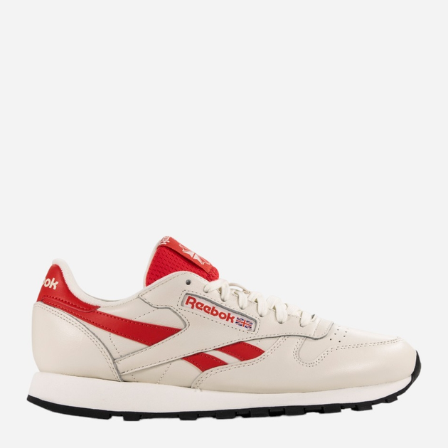 Buty sportowe męskie skórzane Reebok CL Leather Mu EF3383 42 Beżowe (4062051211695) - obraz 1