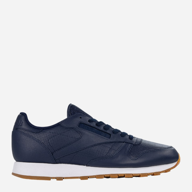 Чоловічі кросівки Reebok CL Leather PG BD1641 40 Темно-сині (4057287771778) - зображення 1